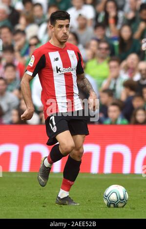 SEVILLA, 08-12-2019. Primera Division Liga. LaLiga. Estadio Benito Villamarin. Juri Berchiche (Athletic Club) während des Spiels Real Betis - Athletic Club. Stockfoto