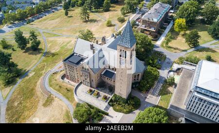 McGraw Turm und Uris Bibliothek, Cornell University, Ithica, NY, USA Stockfoto