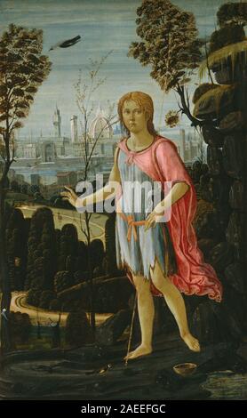 Jacopo del Sellaio, St. Johannes der Täufer, c 1480 Heiliger Johannes der Täufer; circa 1480 Datum Stockfoto