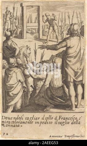 Jacques Callot nach Antonio Tempesta, Francesco, 1619 Francesco; 1619 Datum Stockfoto