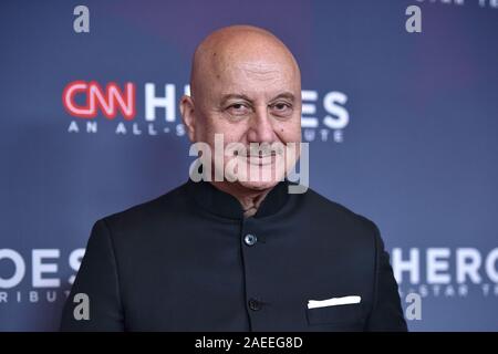 Anupam Kher besucht die 13. jährlichen CNN Helden im Amerikanischen Museum für Naturgeschichte in New York, NY, 8. Dezember 2019. (Foto von Anthony Behar/Sipa USA) Stockfoto