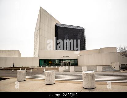 Boston, Massachusetts - Dezember 1, 2019: John F Kennedy Bibliothek und Museum in Boston, Massachusetts Stockfoto