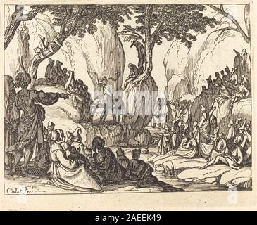 Jacques Callot, Saint John predigte in der Wüste Saint John predigte in der Wüste Stockfoto