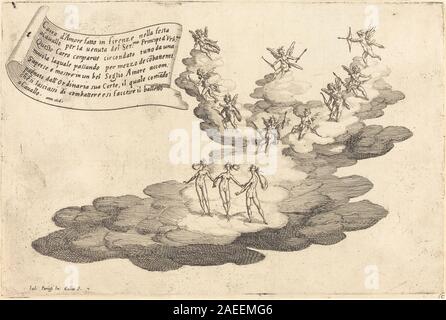 Jacques Callot, der Schwimmer der Liebe, 1616 Der Schwimmer der Liebe; 1616 Datum Stockfoto