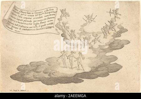 Jacques Callot, der Schwimmer der Liebe, 1616 Der Schwimmer der Liebe; 1616 Datum Stockfoto