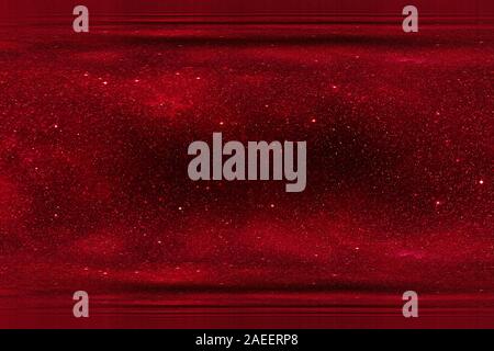 Red glitter Weihnachten abstrakt Hintergrund Stockfoto