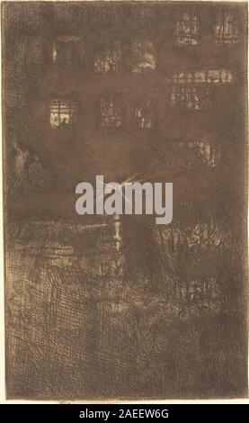 James McNeill Whistler, Nocturne - Dance House, 1889 Nocturne: Dance House; 1889 Datum Stockfoto