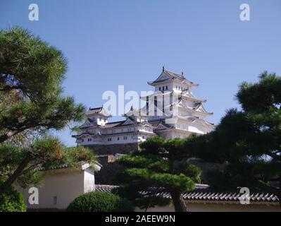 Himeji Castle aus Gründen der komplexen Stockfoto