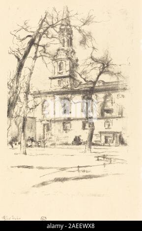 James McNeill Whistler, St Giles-in-the-Fields, 1896 St. Giles-in-the-Fields; 1896 Datum Stockfoto