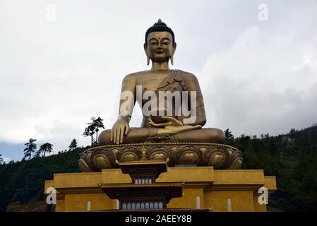 Großen Buddha Dordenma, Shakyamuni Buddha Statue, kuensel Phodrang, Thimpu, Bhutan, Asien Stockfoto