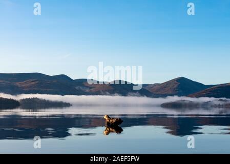Objekte auf Wasser Loch Lomond Stockfoto
