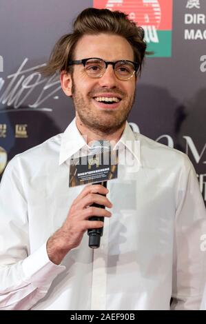 Macao, China. 07 Dez, 2019. Mateo Bendesky Screening der Film 'Los angemeldet bleiben de La Familia/Familienangehörige" bei der 4. Internationalen Film Festivals & Auszeichnungen Macau in Macau Cultural Center. Macau, 07.12.2019 | Verwendung der weltweiten Kredit: dpa/Alamy leben Nachrichten Stockfoto