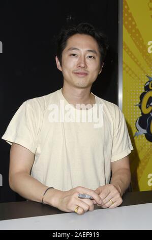 Dortmund, Deutschland. 07 Dez, 2019. Steven Yeun auf dem 6. Deutschen Comic Con Dortmund 2019 in der Halle. Dortmund, 07.12.2019 | Verwendung der weltweiten Kredit: dpa/Alamy leben Nachrichten Stockfoto