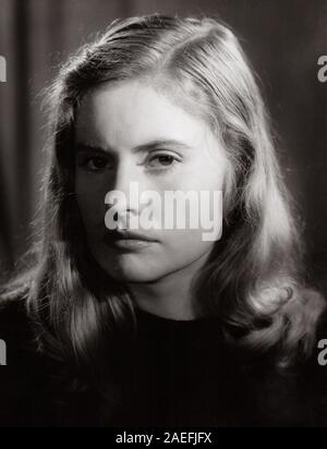 Ruth Niehaus, deutsche Bühnen- und Filmschauspielerin, Deutschland 1956. Deutsche Theater und Film Schauspielerin Ruth Niehaus, Deutschland 1956. Stockfoto