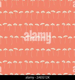 Schöne Hand gezeichnet doodle Blumen nahtlose Muster, floral background, toll für Textilien, Banner, Umwickeln - vektor design Stock Vektor