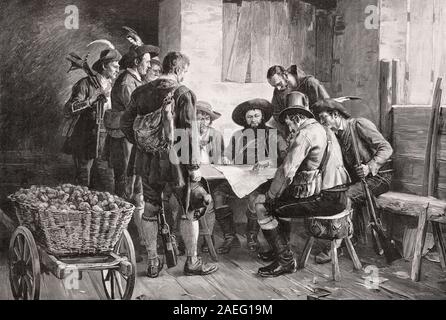 Sitzung der Freiheit, fighter, Andreas Hofer, der Tiroler Aufstand, 1809 Stockfoto