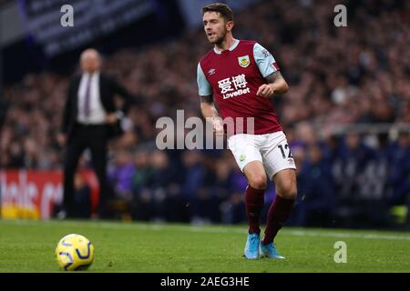 Robbie Brady von Burnley - Tottenham Hotspur v Burnley, Premier League, Tottenham Hotspur Stadion, London, UK - 7. Dezember 2019 Editorial nur verwenden - DataCo Einschränkungen Stockfoto