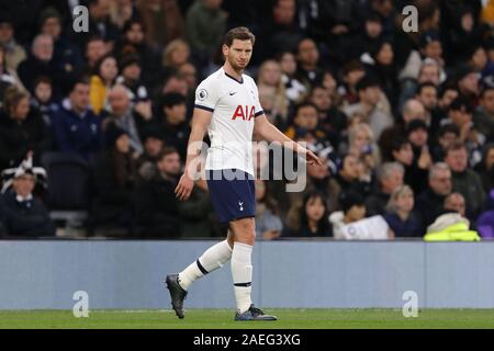 Jan Vertonghen von Tottenham Hotspur - Tottenham Hotspur v Burnley, Premier League, Tottenham Hotspur Stadion, London, UK - 7. Dezember 2019 Editorial nur verwenden - DataCo Einschränkungen Stockfoto