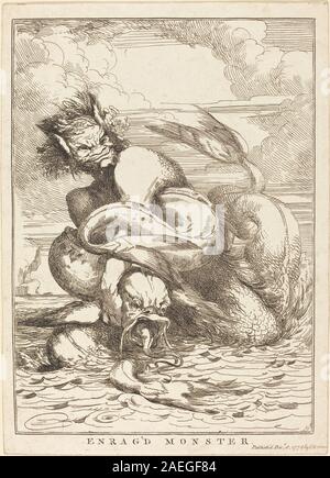 John Hamilton Mortimer, Enrag "Monster 1778 Enrag "Monster; 1778 Datum Stockfoto