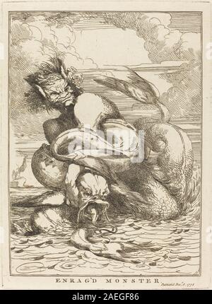 John Hamilton Mortimer, Enrag "Monster 1778 Enrag "Monster; 1778 Datum Stockfoto