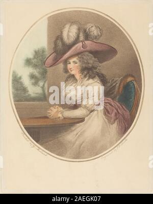 John Raphael Smith nach George Morland, Anne Ward Morland (Delia in der Stadt), c 1788 Anne Ward Morland (Delia in der Stadt); ca. 1788 Datum Stockfoto