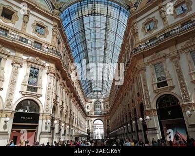 Galleria Vittorio Emanuele II, Provinz Mailand, Lombardei, Italien, Europa Stockfoto