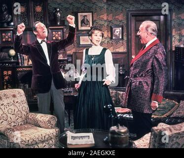 MY FAIR LADY 1964 Warner Bros Film mit Von links: Rex Hasrrison, Audrey Hepburn, Wilfrid Hyde-White Stockfoto