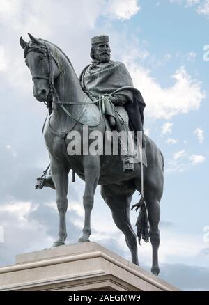 Rom, Italien, 05.Oktober, 2018: Die majestätischen Monument von Garibaldi in Rom Stockfoto