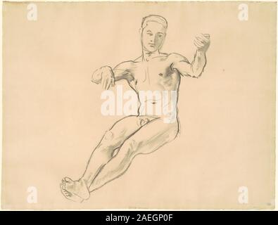 Eine Studie von John Singer Sargent für Arion, die zwischen 1919 und 1920 erstellt wurde und sich mit der Platzierung, Pose und Komposition der Figuren zur Vorbereitung eines fertigen Gemäldes befasst. Stockfoto