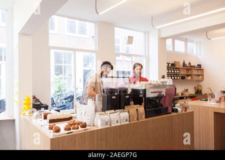Toki Café, Amsterdam, Niederlande Stockfoto