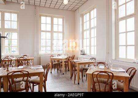 Innenbereich des Restaurants Scheepskameel, Amsterdam, Niederlande Stockfoto