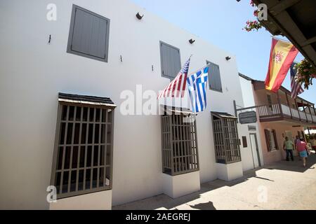 Saint photios griechisch-orthodoxen Nationalheiligtum St George Street St Augustine florida usa Stockfoto