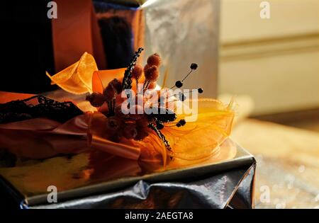 Dekorative Weihnachtsgeschenk Dekoration Stockfoto