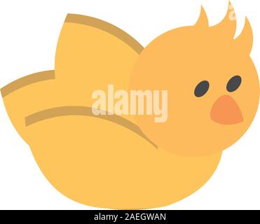 Bauernhof Huhn Haustier ländlichen isometrische Symbol Vektor illustration Stock Vektor