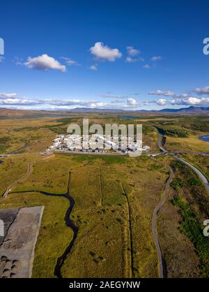 Neue Nachbarschaft, Ulfarsardalur, Reykjavik, Island Stockfoto