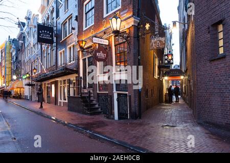 Restaurant d'Vijff Vlieghen, Amsterdam Stockfoto