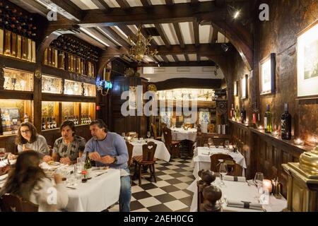 Restaurant d'Vijff Vlieghen, Amsterdam Stockfoto