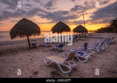 Playa Larga, Matanzas, Cuba, Nordamerika Stockfoto