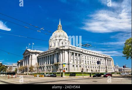 San Francisco City Hall in Kalifornien Stockfoto