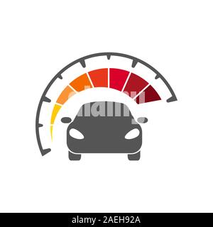 Geschwindigkeit Auto Logo. Vorlage vector Illustration. EPS 10. Stock Vektor
