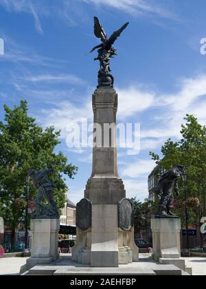 Aussicht auf Diamond War Memorial, Londonderry, Nordirland, Irland Stockfoto