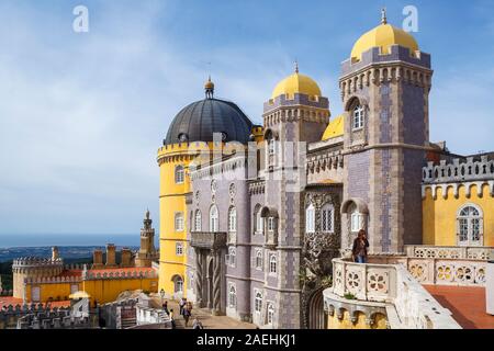 Da Pena, Sintra, in der Region Lissabon, Portugal Stockfoto