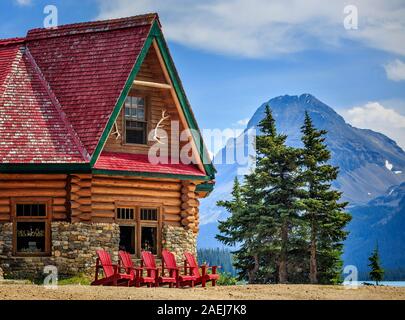 Num-Ti-Jah Lodge, Banff National Park, Alberta, Kanada Stockfoto