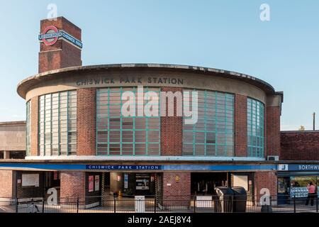 Chiswick Park Station, London, England Stockfoto