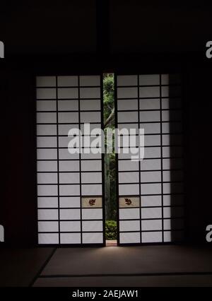 Funda-in (芬 陀 院). Alte Zen Buddhismus Tempel in Kyoto. Stockfoto