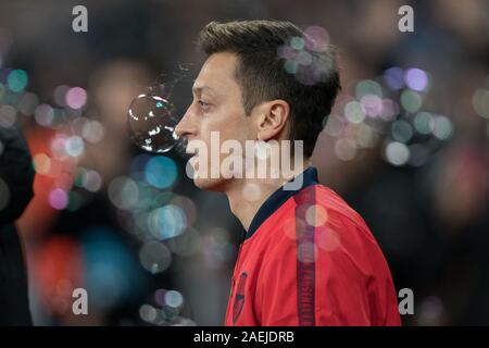 London, Großbritannien. 09 Dez, 2019. Mesut… zil von Arsenal in der Premier League Match zwischen West Ham United und Arsenal an den Olympischen Park, London, England, das am 9. Dezember 2019. Foto von Andy Rowland. Credit: PRiME Media Images/Alamy leben Nachrichten Stockfoto