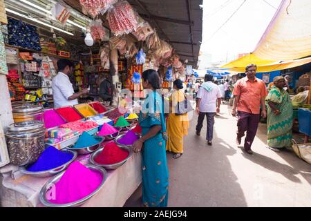 Mysore Markt, Karnataka, Indien Stockfoto