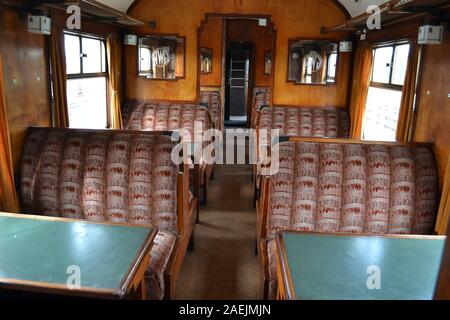 Viktorianische Schlitten in Didcot Railway Centre, Didcot Parkway Station, Didcot, Großbritannien Stockfoto