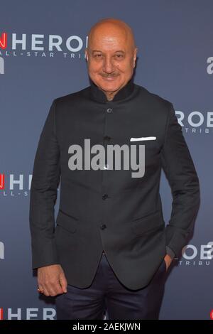 NEW YORK, NY - 08 Dezember: Anupam Kher besucht die 13. jährlichen CNN Helden im Amerikanischen Museum für Naturgeschichte am Dezember 08, 2019 in New York Stockfoto