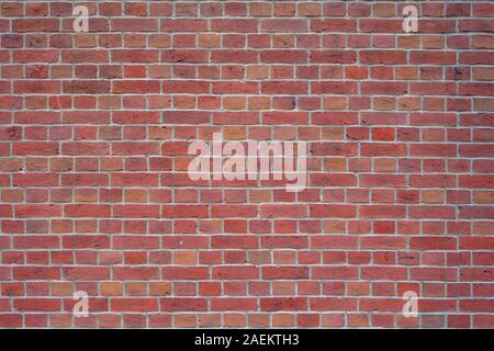 Red brick wall mit grauen geketene Gelenke Hintergrund Hintergrund Oberfläche Stockfoto